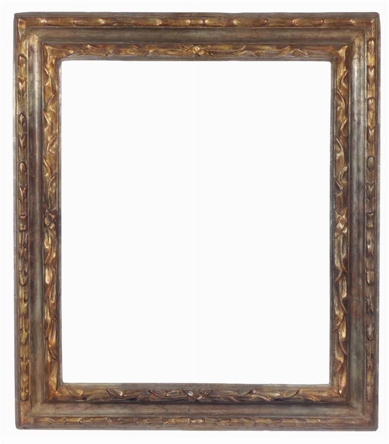 Cornice intagliata e dorata a mecca, fine XVIII secolo  - Auction Fine Old Frames - Cambi Casa d'Aste