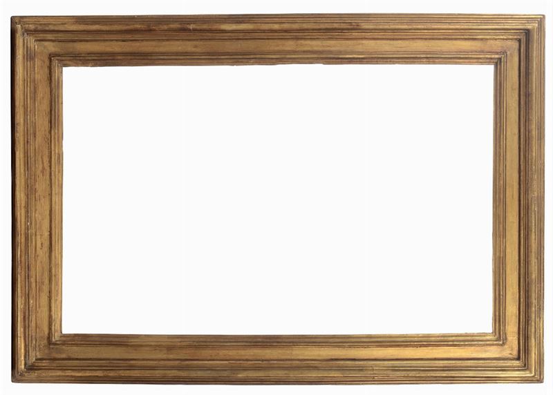 Grande cornice Salvator Rosa in legno dorato, XIX secolo  - Auction Fine Old Frames - Cambi Casa d'Aste