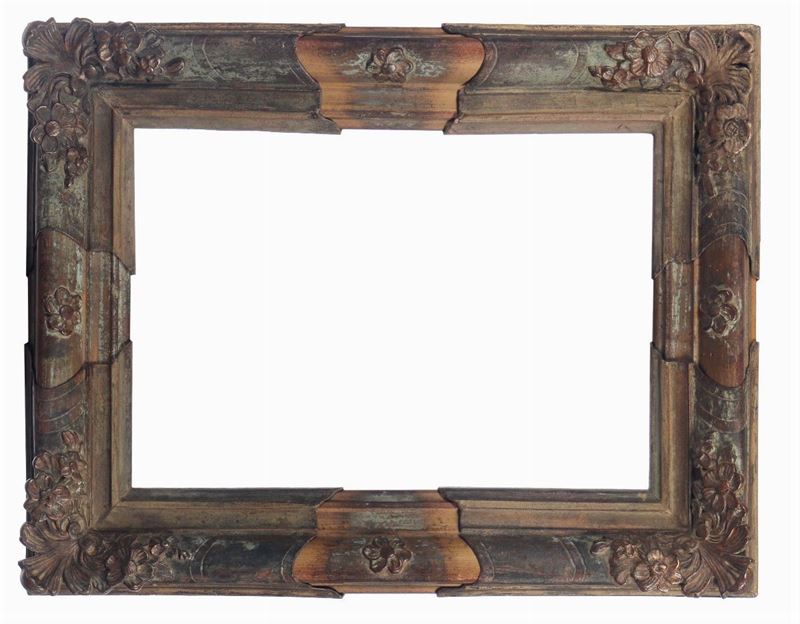 Cornice estensibile in legno e metallo, inizio XX secolo  - Auction Fine Old Frames - Cambi Casa d'Aste