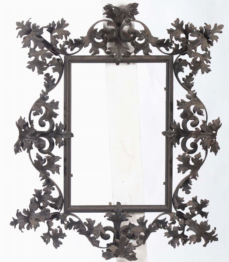 Cornice in ferro battuto, XIX secolo  - Auction Antique Frames - I - Cambi Casa d'Aste
