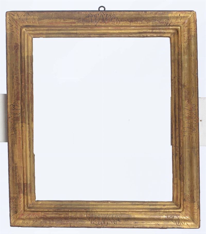 Cornice in legno dorato, XVIII secolo  - Auction Fine Old Frames - Cambi Casa d'Aste