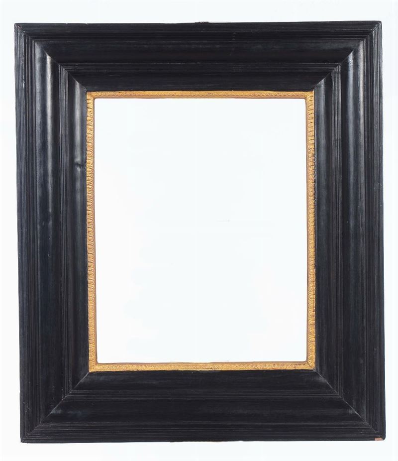 Cornice in legno ebanizzato, XIX-XX secolo  - Auction Fine Old Frames - Cambi Casa d'Aste