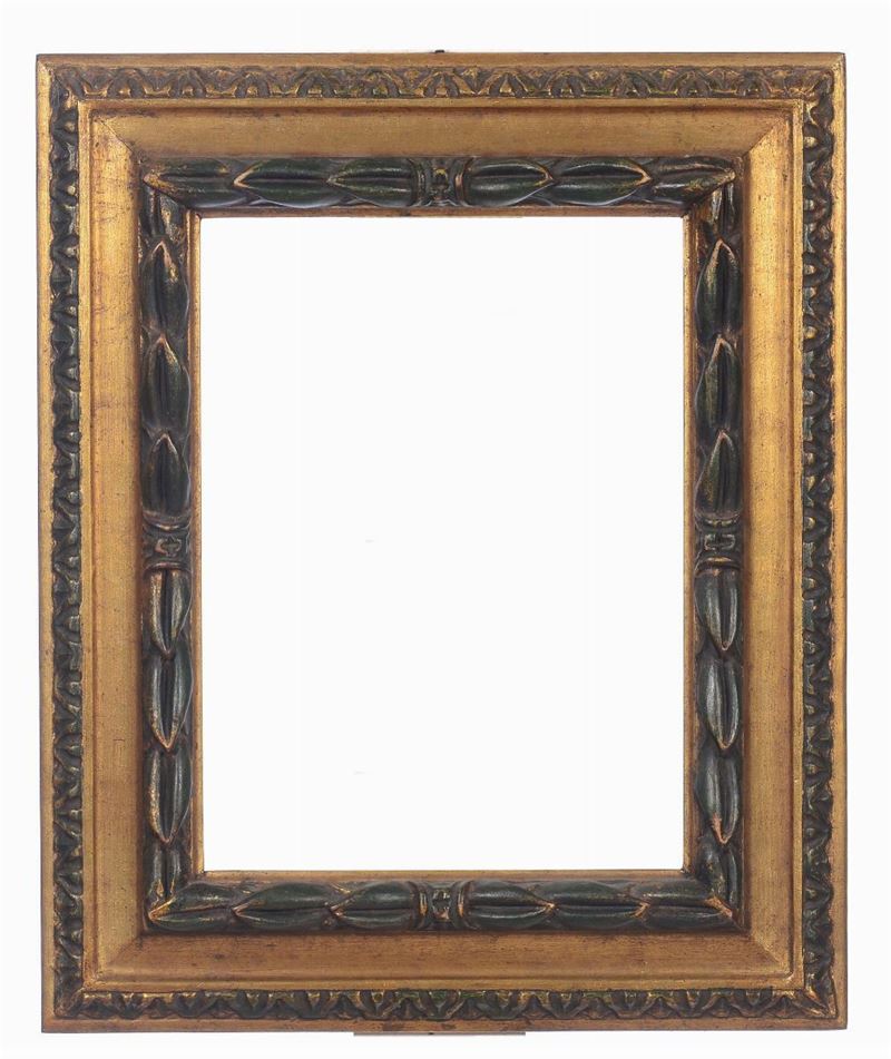 Cornice in stile laccata e dorata, XX secolo  - Auction Fine Old Frames - Cambi Casa d'Aste