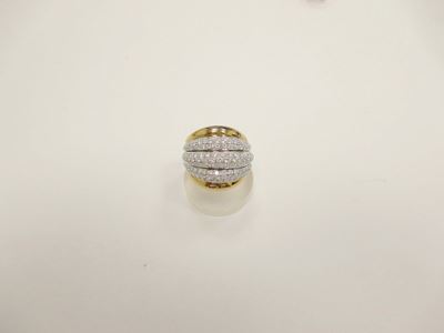 Damiani. Anello con Pavé di Diamanti