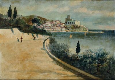 Giuseppe Caselli (luzzara 1893 - la Spezia 1976)veduta di Lerici