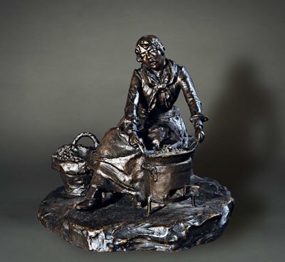 Celestino Fumagalli (1864 - 1941)figura Femminile