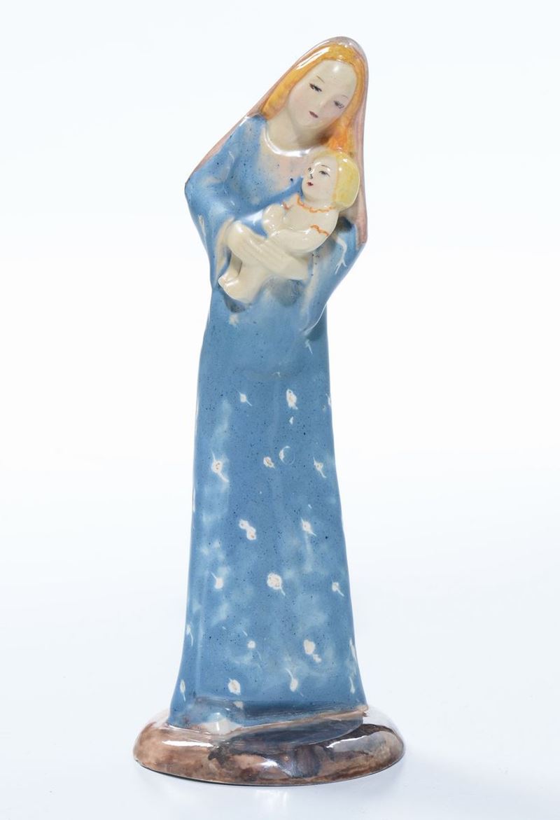 M.G.A. Albisola Madonna con Bambino  - Asta Antiquariato - Cambi Casa d'Aste