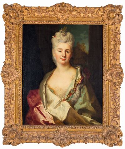 Nicolas De Largilliere (parigi 1656-1746)ritratto Femminile