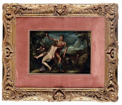 Hendrick Van Balen (anversa 1575 - 1632), Attribuito Avenere e Adone