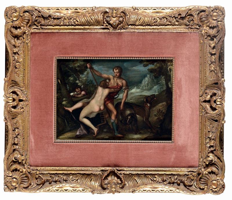 Hendrick Van Balen (Anversa 1575 - 1632), attribuito a Venere e Adone  - Asta Fine Art Selection - Cambi Casa d'Aste