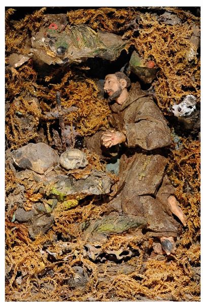Estasi di San Francesco Ceroplasta Italiano Italia, XVIII Secolo