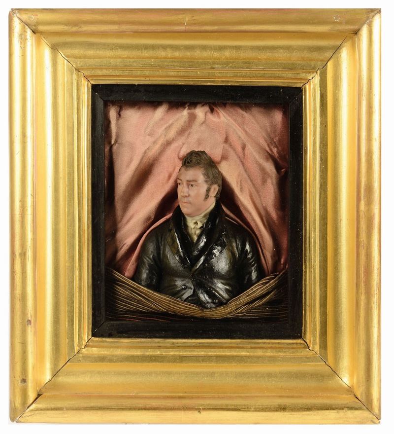 Ritratto del Principe Augustus Frederick, duca del Sussex (1773-1843) Samuel Percy, Londra inizi del XIX secolo  - Asta Un'Importante Raccolta di Opere in Cera - Cambi Casa d'Aste