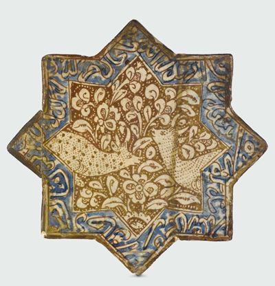 Mattonella Kashan (persia), Fine XIII - Inizio XIV Secolo (anno Egira 650 Circa)