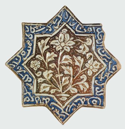 Mattonella Kashan (persia), Periodo “il Khanid” (distinta Mongola), Fine XIII - Inizio XIV Secolo...