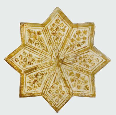 Mattonella Kashan (persia), Fine XIII - Inizio XIV Secolo (anno Egira 650 Circa)