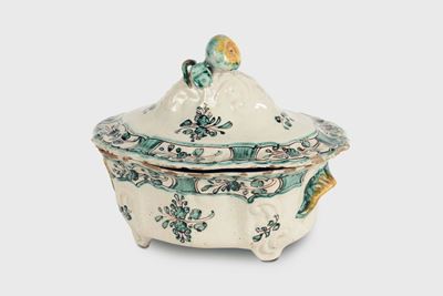 Zuppiera con Coperchio Cerreto, XVIII Secolo