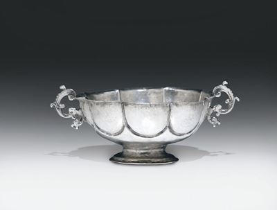 Coppetta Potoria in Argento Fuso, Sbalzato e Cesellato. Trapani 1792