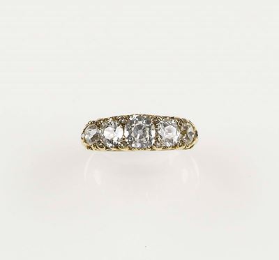 Anello con Diamanti di Vecchio Taglio