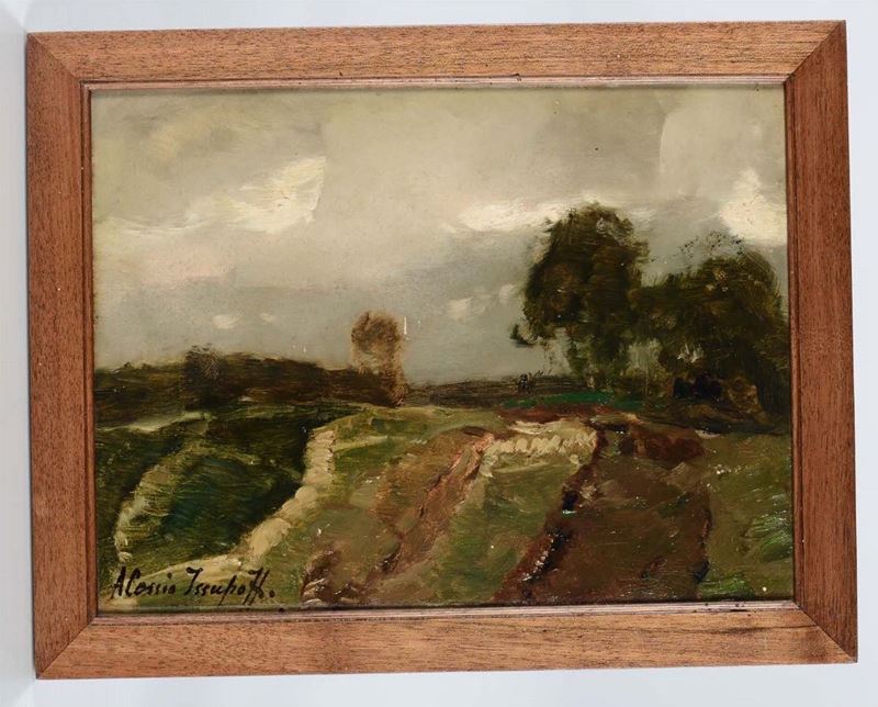 Alessio Issupoff : Alessio Issupoff, 1900s Landscape  - Auction Painting of the XIX-XX century - Cambi Casa d'Aste