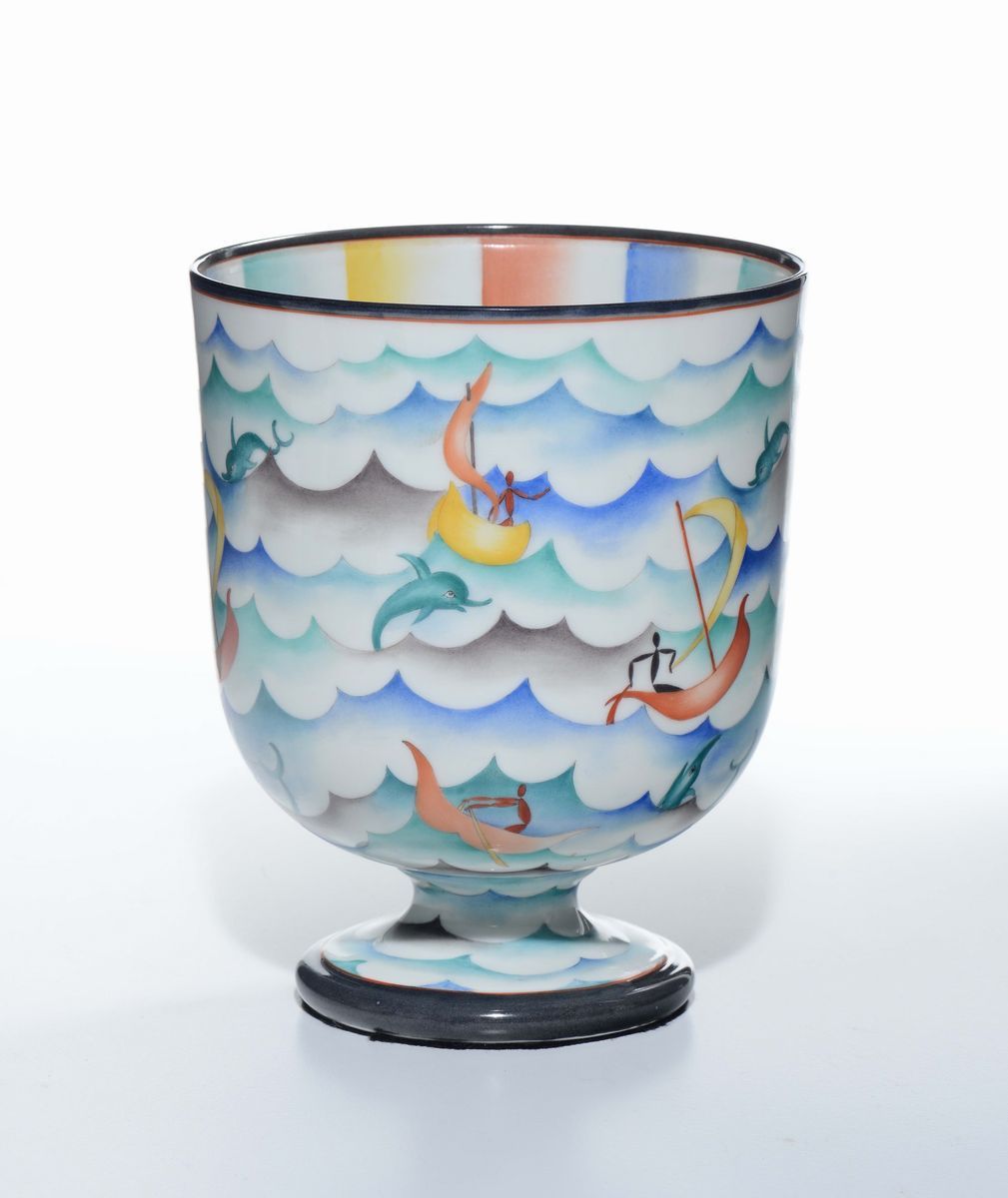 Gio' Ponti (1891-1979) - Richard Ginori - S.cristoforo Milanonautica