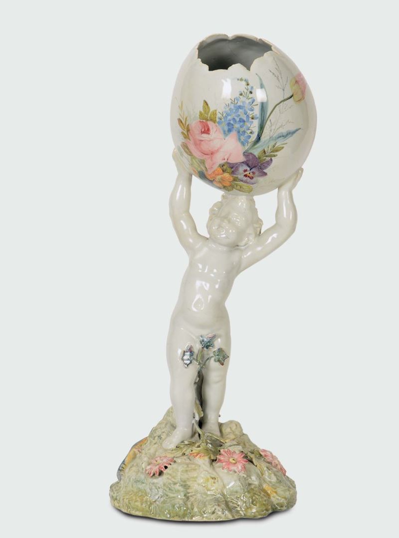 Portafiori Nove, seconda metà del XIX secolo  - Auction Collectors' Majolica and Porcelain - Cambi Casa d'Aste