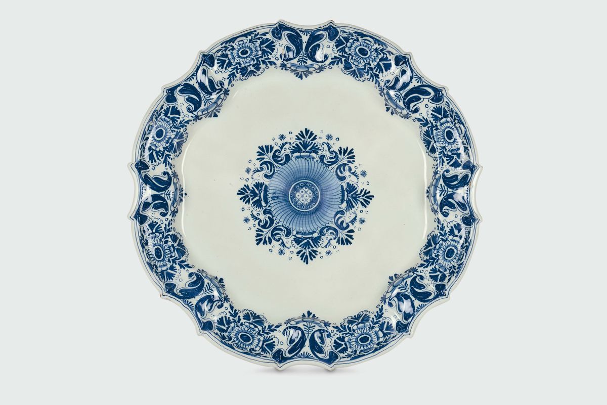 Tre Grandi Piatti Bassano, Fabbrica di G.b.antonibon, Circa 1728-1738