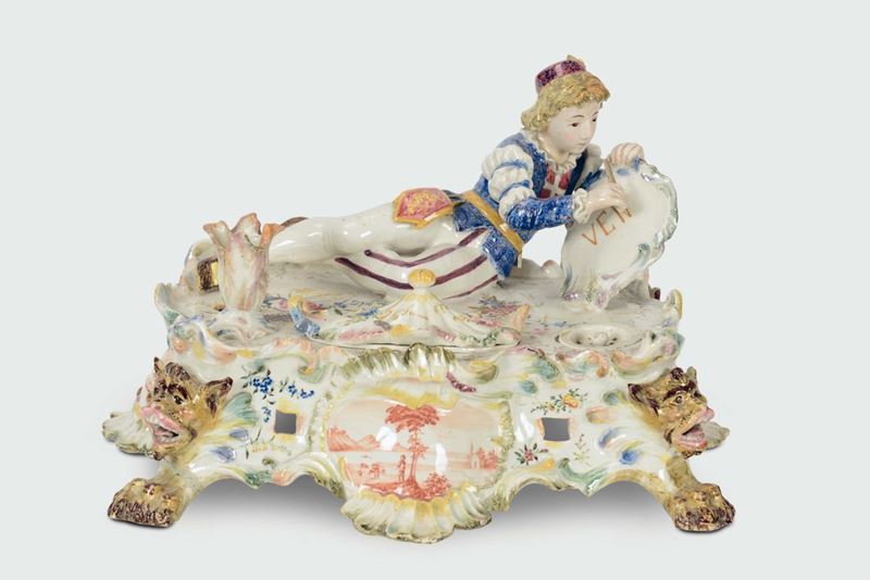 Calamaio Nove, fine del XIX secolo  - Auction Collectors' Majolica and Porcelain - Cambi Casa d'Aste