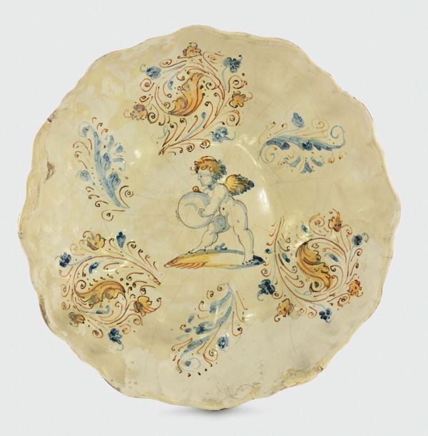 A Faenza bowl, second half of the 16th century