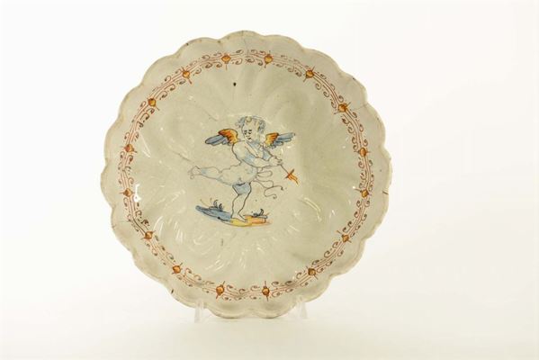 A Deruta bowl, first half of the 17th century