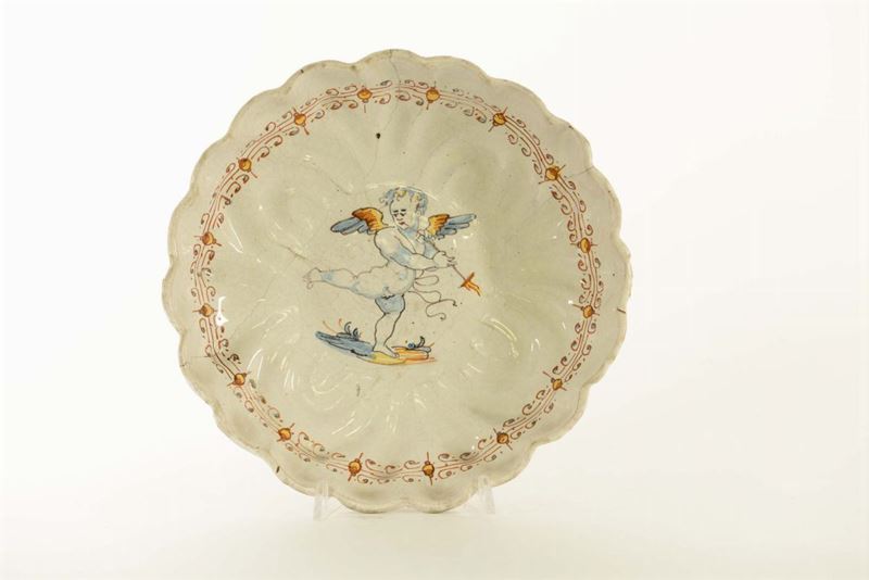 Coppa Deruta, prima metà del XVII secolo  - Asta Maioliche e porcellane dal XVI al XIX secolo - Cambi Casa d'Aste