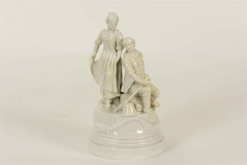 Gruppo in porcellana bianca, Venezia manifattura Cozzi, ultimo quarto del XVIII secolo  - Auction Fine Art - Cambi Casa d'Aste