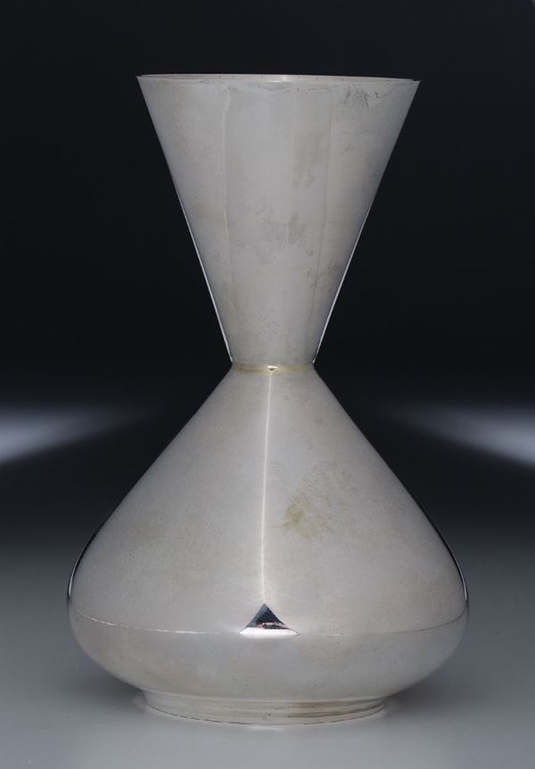Vaso in argento, Genazzi XX secolo