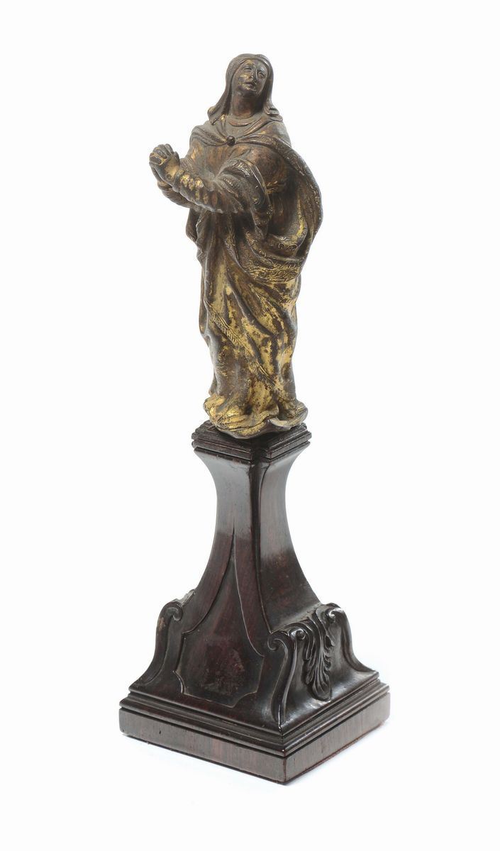 Dolente in bronzo dorato, Germania XVIII  - Asta Antiquariato - Cambi Casa d'Aste