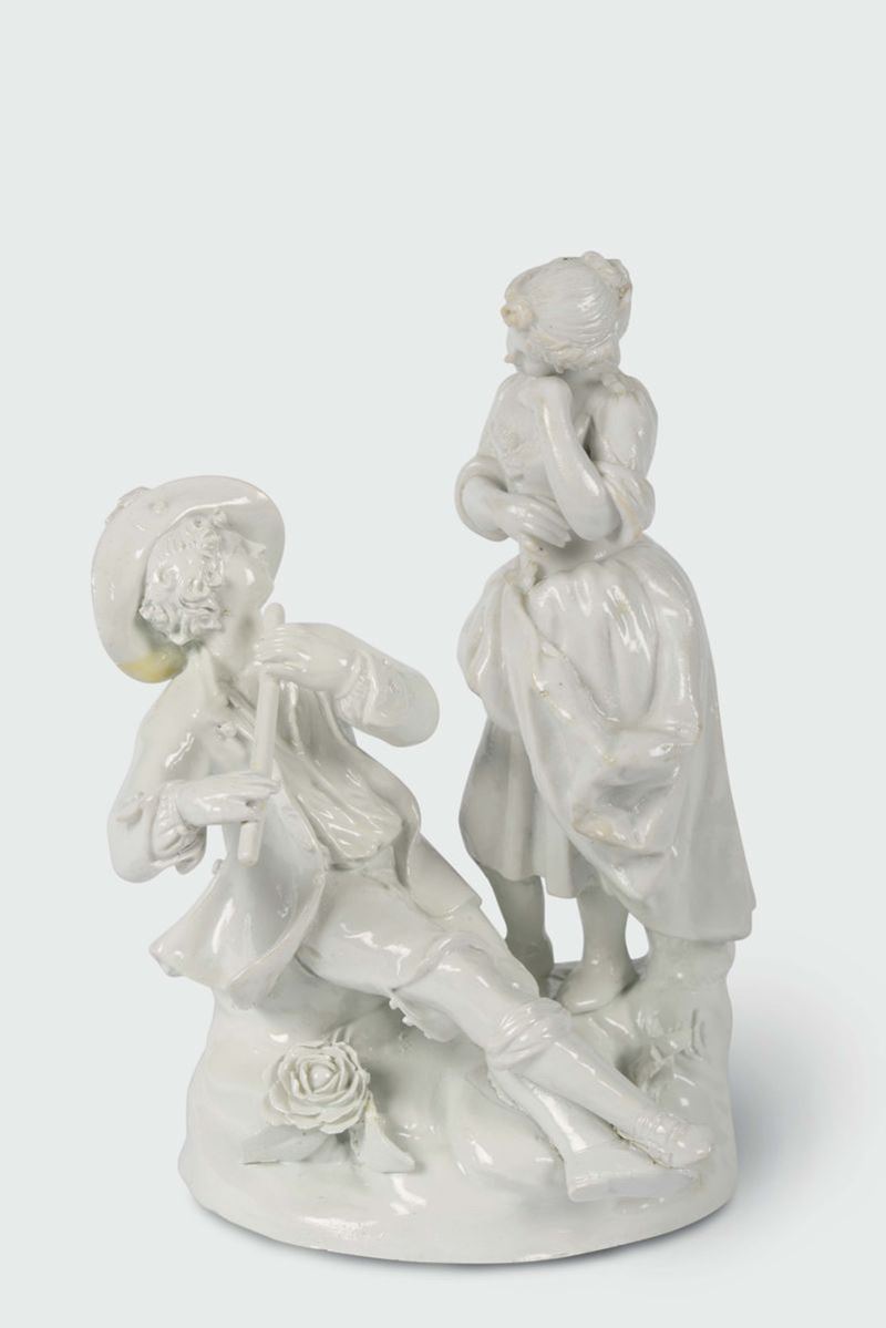 Gruppo Nove, manifattura Antonibon-Parolin, 1776-1790 Probabile modello di Domenico Bosello  - Asta Maioliche e Porcellane da Collezione - Cambi Casa d'Aste