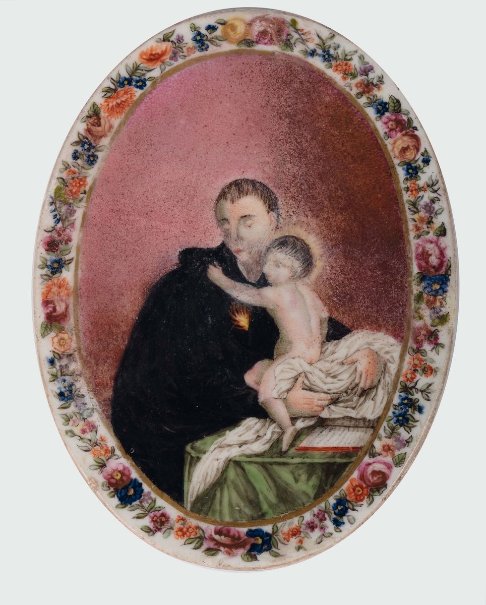 Placchetta Nove, Manifattura Antonibon-baroni, 1810 Ca