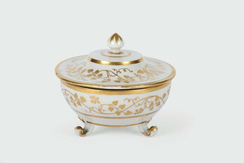 Zuccheriera Nove, manifattura Antonibon-Baroni, 1790-1800  - Auction Collectors' Majolica and Porcelain - Cambi Casa d'Aste