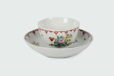 Tazza con Piattino Nove, Manifattura Antonibon, 1770-1780