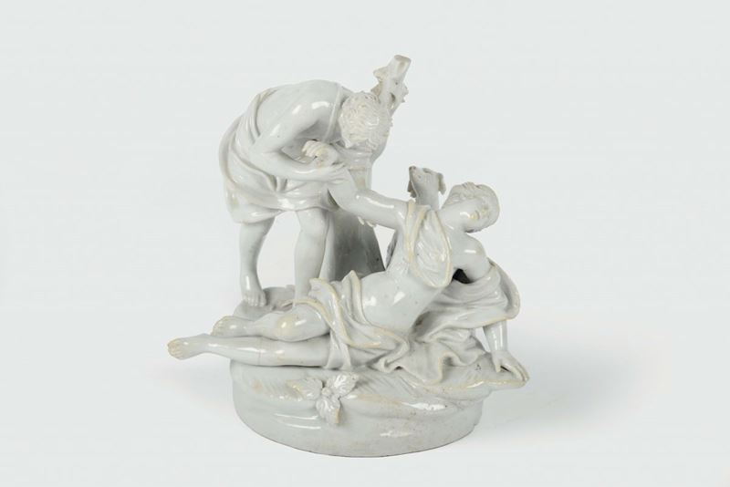 Gruppo  Nove, manifattura Antonibon-Baroni, 1800-1820  - Asta Maioliche e Porcellane da Collezione - Cambi Casa d'Aste