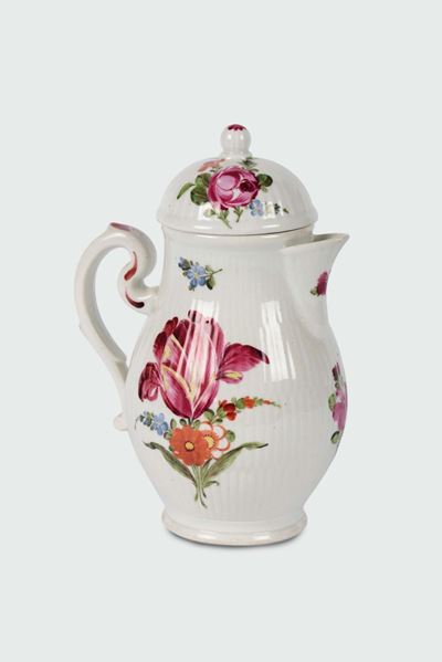 Caffettiera con Coperchio Germania, Manifattura di Wallendorf (turingia) Verso il 1780