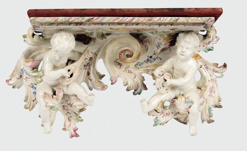 Mensola Nove, seconda metà del XIX secolo  - Asta Maioliche e Porcellane da Collezione - Cambi Casa d'Aste