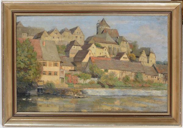 Anonimo Francese del XIX-XX secolo Paesaggio