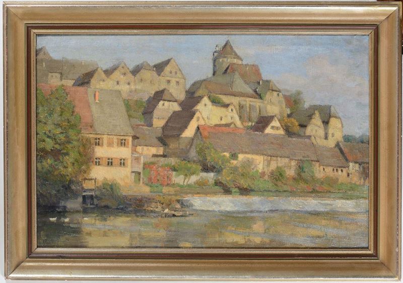 Anonimo Francese del XIX-XX secolo Paesaggio  - Auction Fine Art - Cambi Casa d'Aste