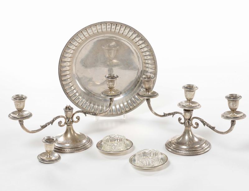 Lotto di oggetti in argento  - Asta Antiquariato - Cambi Casa d'Aste