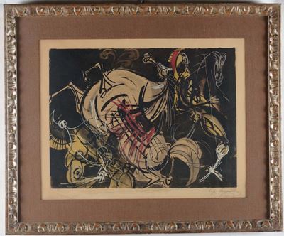 Luigi Spazzapan (1889-1958)senza Titolo, Fine Anni '50