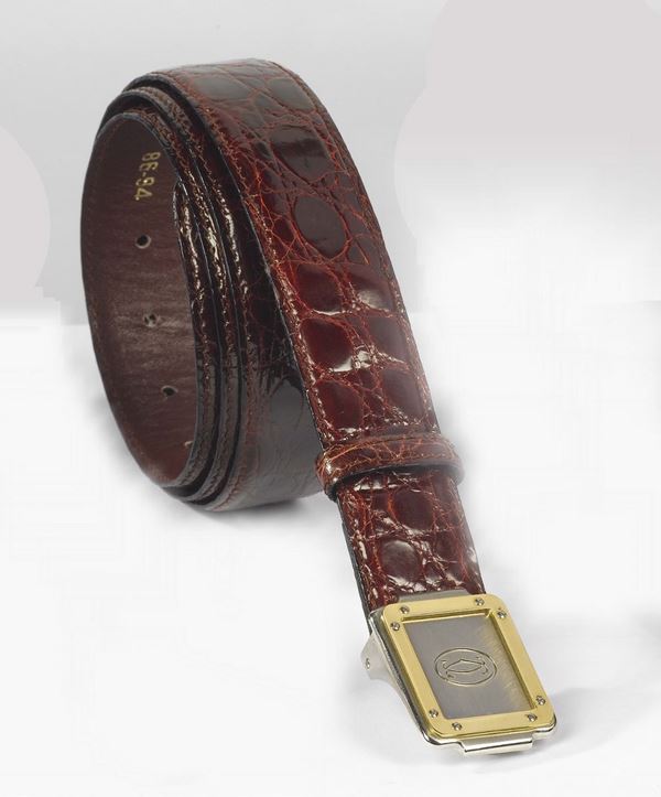 Les Must de Cartier, a leather belt