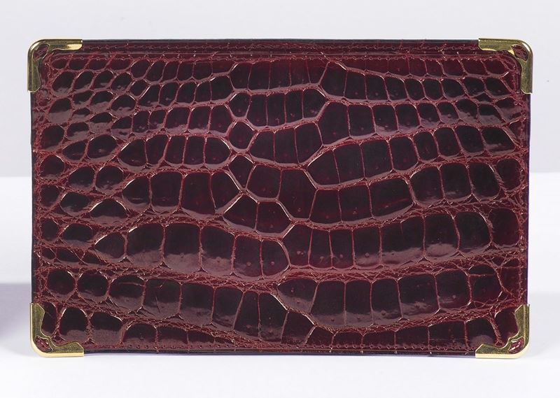 Les Must de Cartier, a leather card holder  - Auction Fine Jewels - Cambi Casa d'Aste