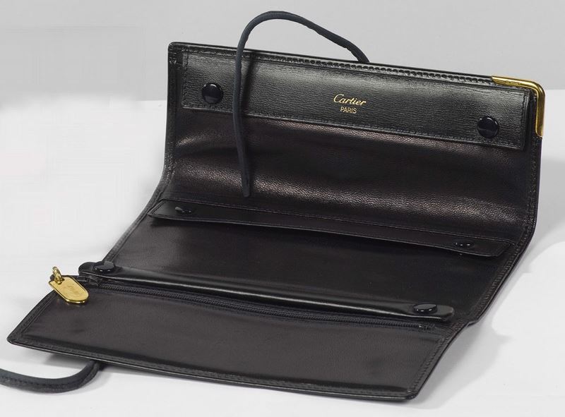S de Cartier, a leather travel jewelry box  - Auction Fine Jewels - Cambi Casa d'Aste
