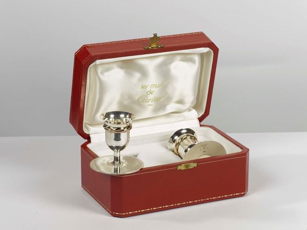 Les Must de Cartier, a two candle holders set