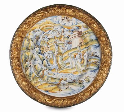 Piatto Faenza, Pittore del Servizio V Numerato, Ultimo Quarto del XVI Secolo