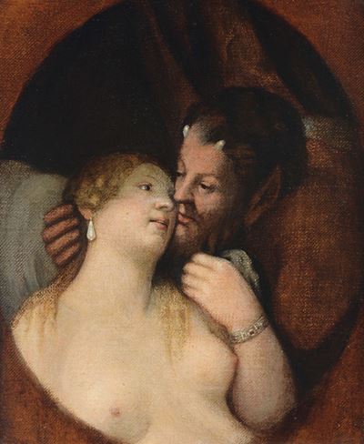 Scuola del XVIII Secolosatiro e Ninfa
